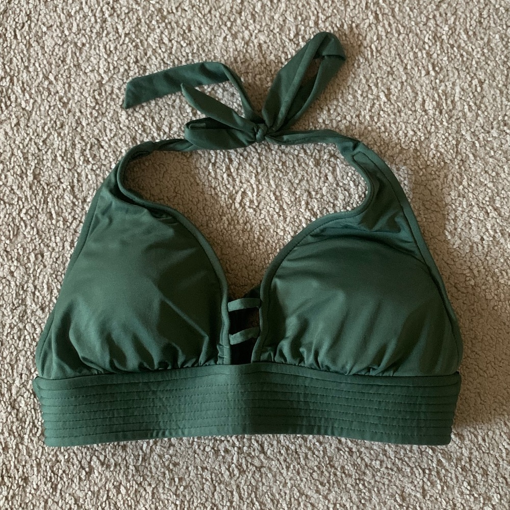 Kona Sol - olive green swim top